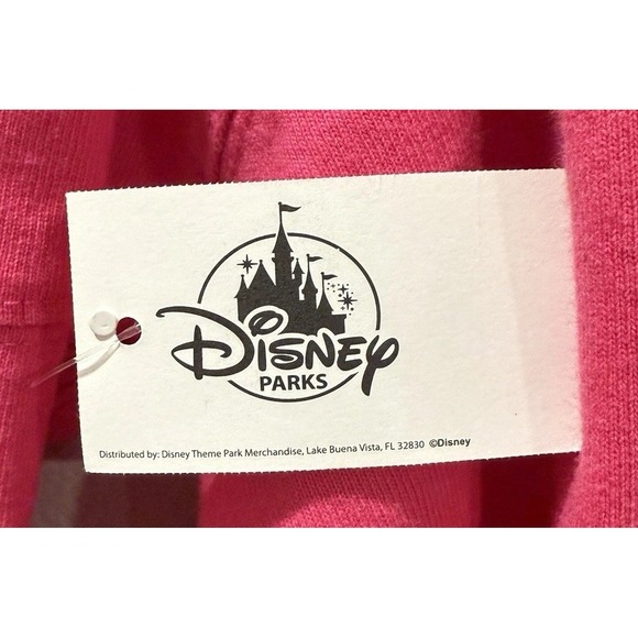 Disney Parks Hot Pink Silver Glitter Spirit Jersey Disneyland Resort Size M NWT - Picture 5 of 5
